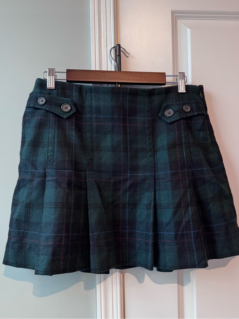 Vintage 2005 Gap Plaid Mini Skirt | Y2K Tartan | Size 6